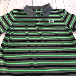 Under Armour striped polo shirt
